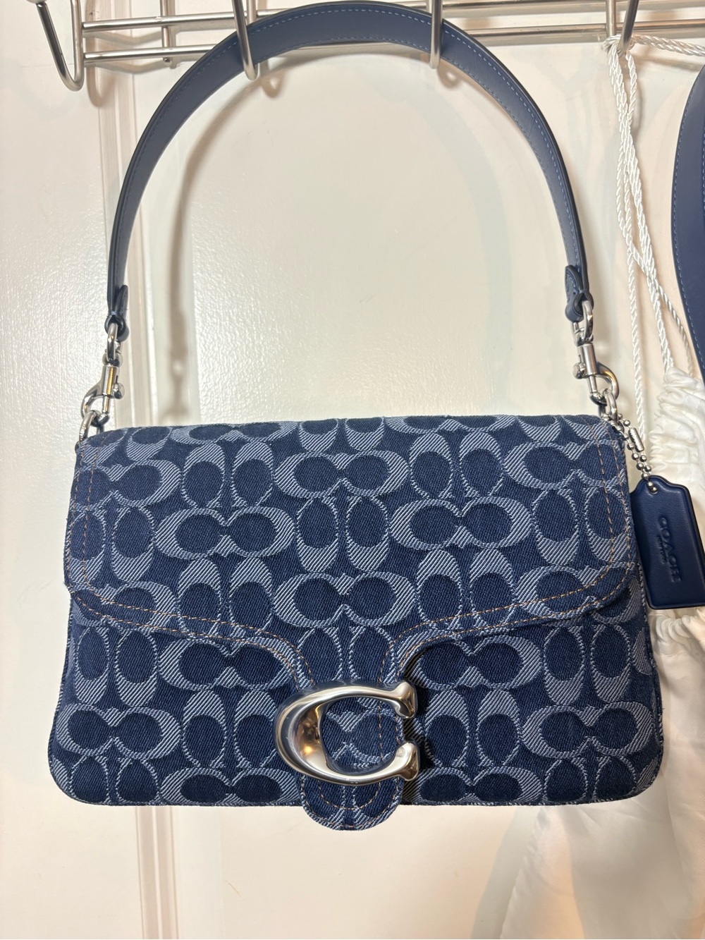 Coach Soft Tabby Washed Denim Shoulder Bag and Crossbody CAN00